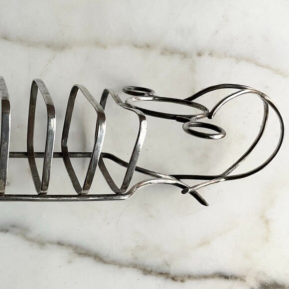 Sterling Silver Antique Toast Rack Processional Pattern Fine Arts International - Picture 5 of 12